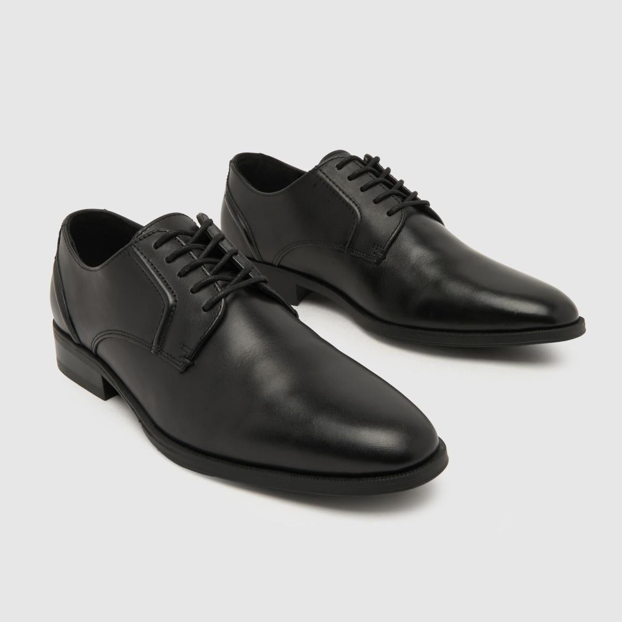 Reilly Leather Lace in Black