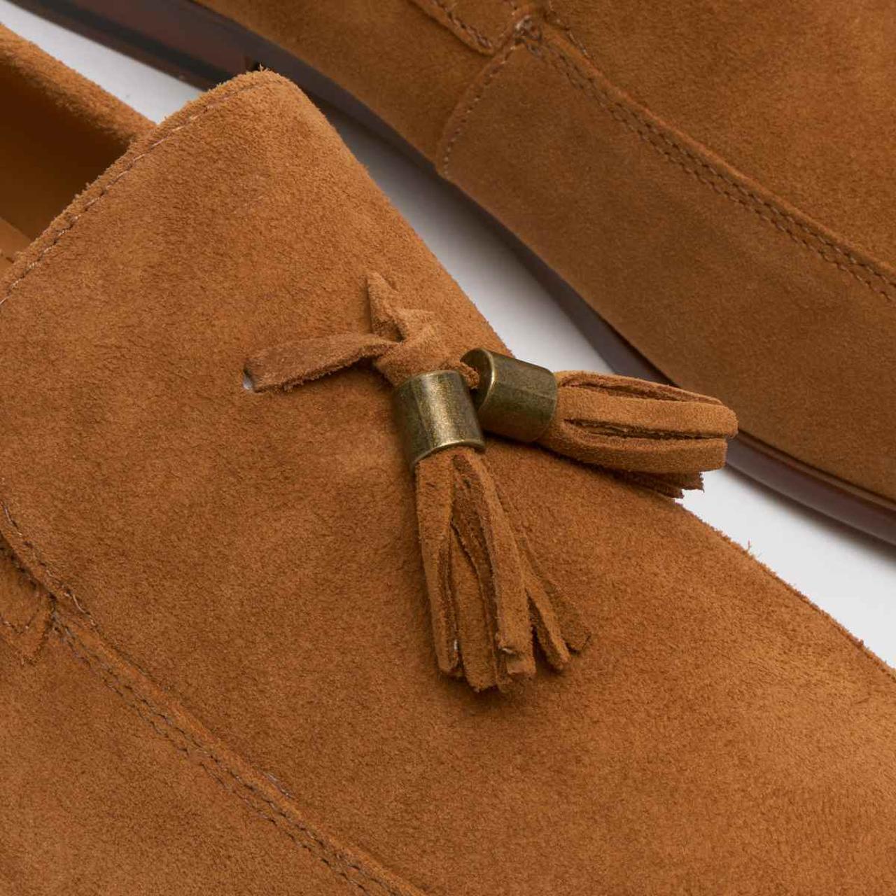 Ren Suede Loafer in Tan
