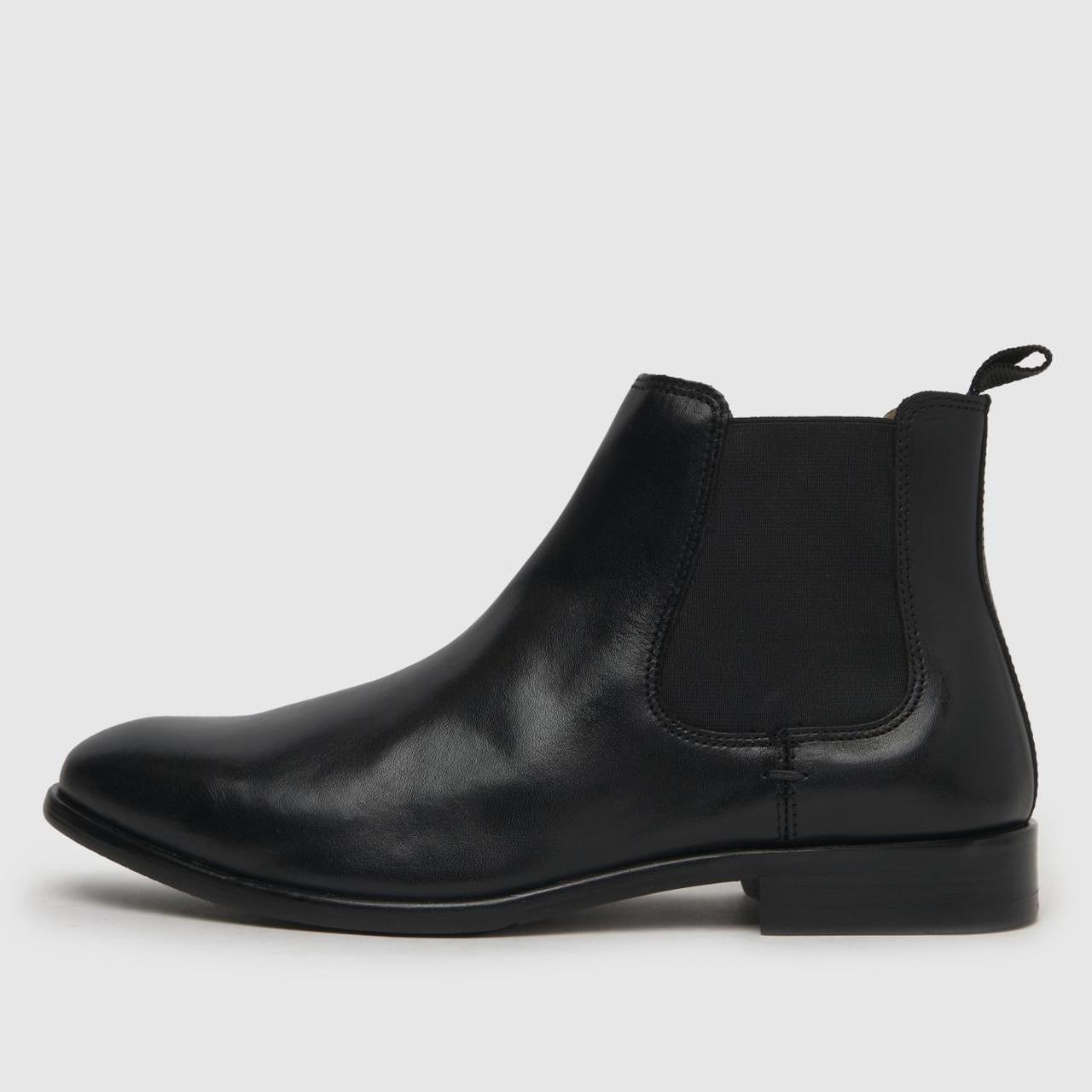 Dominic Leather Chelsea in Black