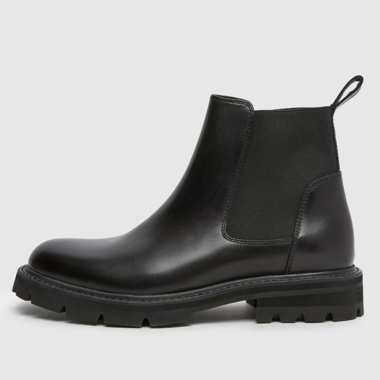 Dorian Leather Chelsea in Black